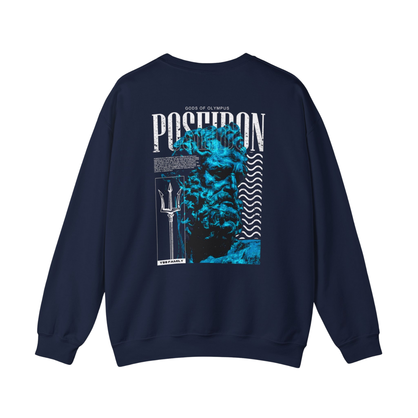 Poseidon Sweatshirt - Navy Blue